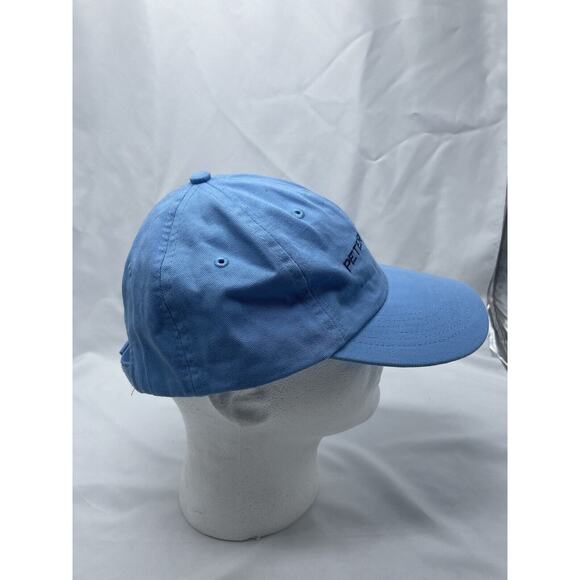 Peter Millar Hat Strap Back Blue Adjustable Embroidered Spell Out Men Golf - Picture 3 of 8